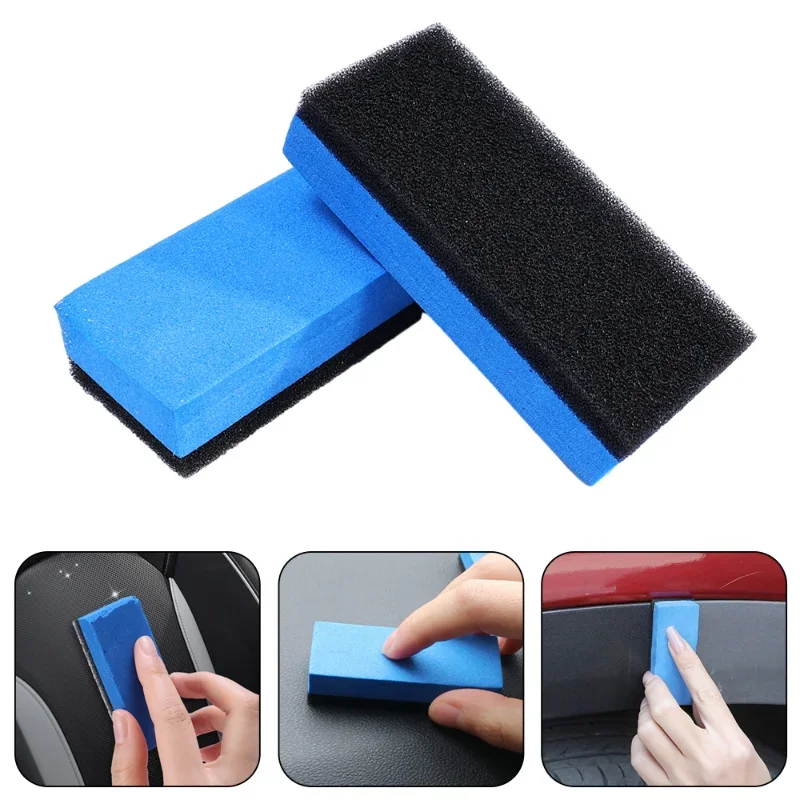 Car Wax Ceramic Coating - 1-50個入り 車用研磨コーティングスポンジブラシ ガラスナノアプリケーターパッド 研磨ワックス セラミックコーティング スポンジブラシ