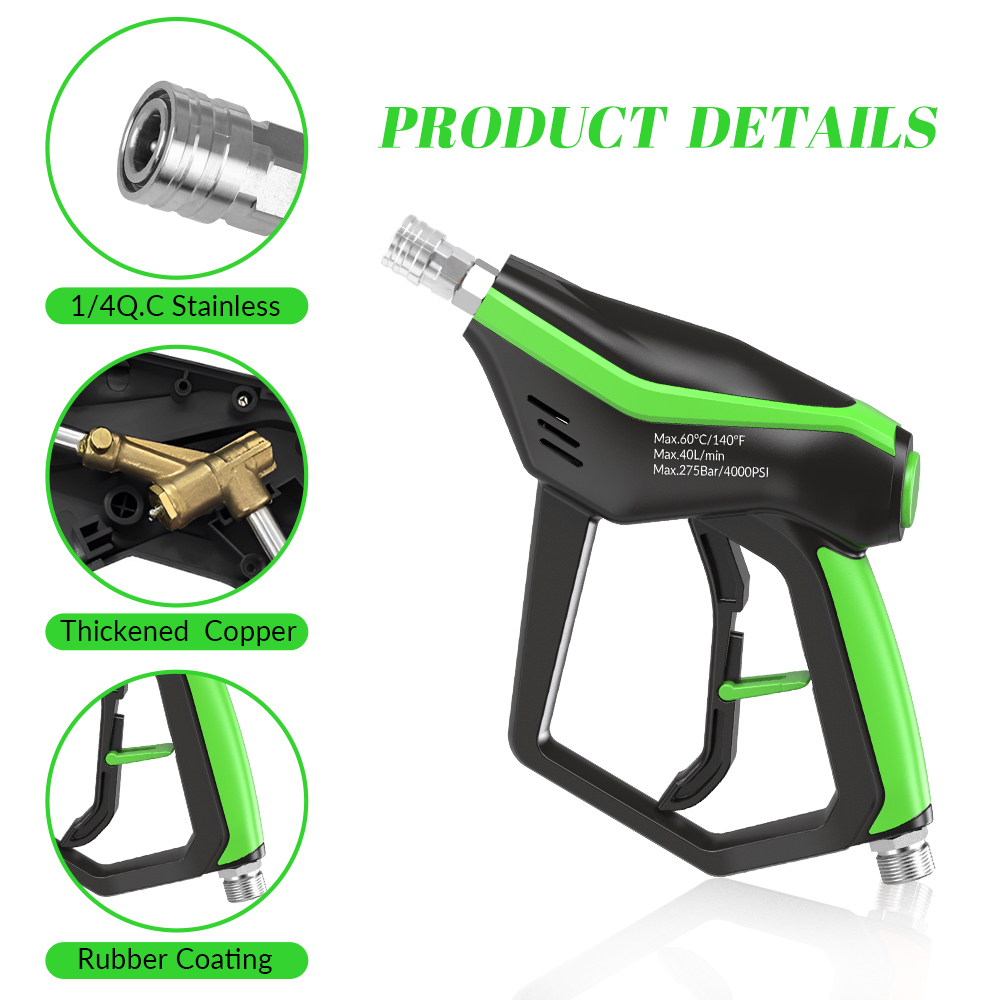 高圧洗浄機アクセサリー 1/4インチクイックコネクトスプレー - Pressure Washer Foam Gun のレビューと価格