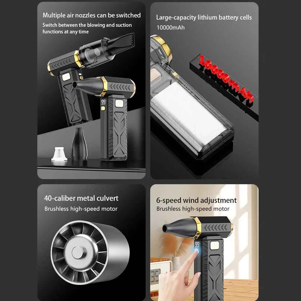 アップグレードされた400000RPMジェットファンM18ブ - Dryer Car Blower のレビューと価格