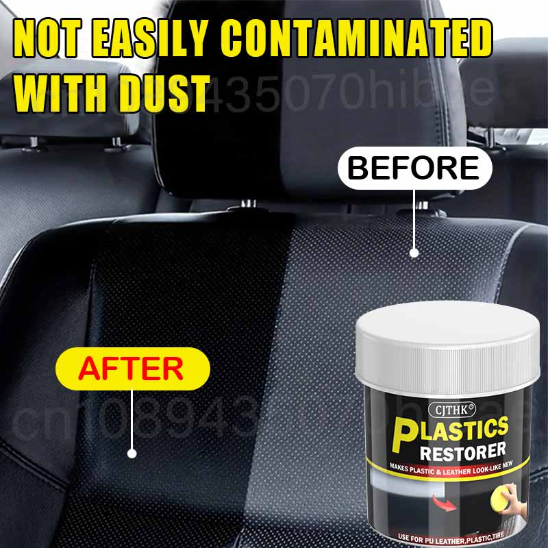 150g 車用プラスチック修復剤 ブラックに戻す 光沢 車用 - Leather Cleaner Interior のレビューと価格