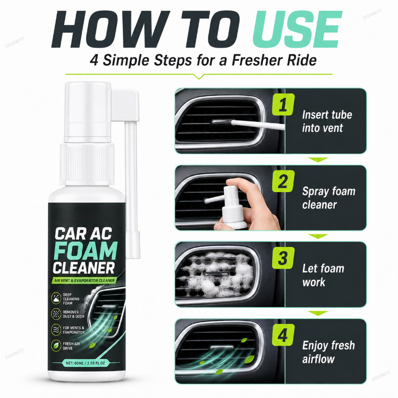 抗菌カーエアコンフォームクリーニングスプレー、自動車エアコン - Odor Eliminator Car のレビューと価格